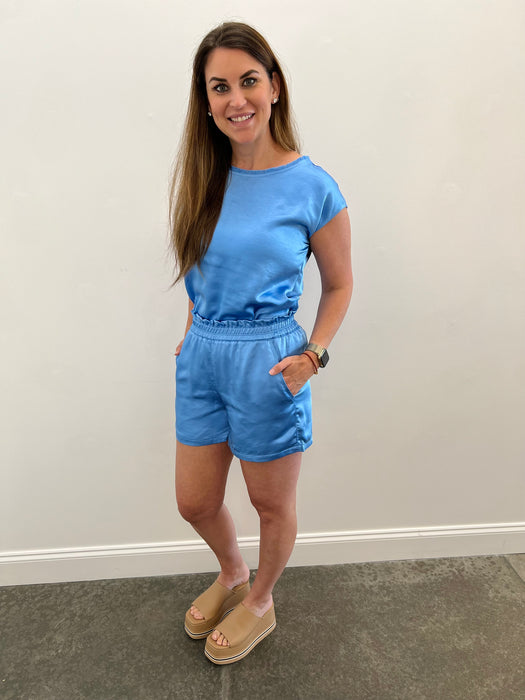 Melissa Nepton Lauren Shorts - Azure Blue