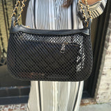 The Donna Mesh Purse in Black