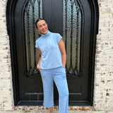 Sabrina Pant in Blue