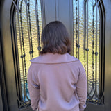 Spanx AirEssentials Half Zip in Storm