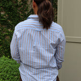Dear John Galina Blue Stripe Top
