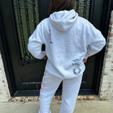 Locals Printed Comfort Fleece Hoodie & Jogger Set