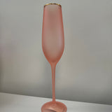 180 Degrees Frosted Flute Champagne Glasses