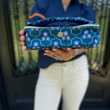 Mary Square Kiss and Makeup Mini Bag in Pink Floral and Venice Vines