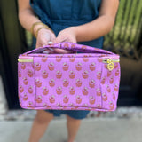 Mary Square Kiss and Makeup in Pink Floral and Venice Vines