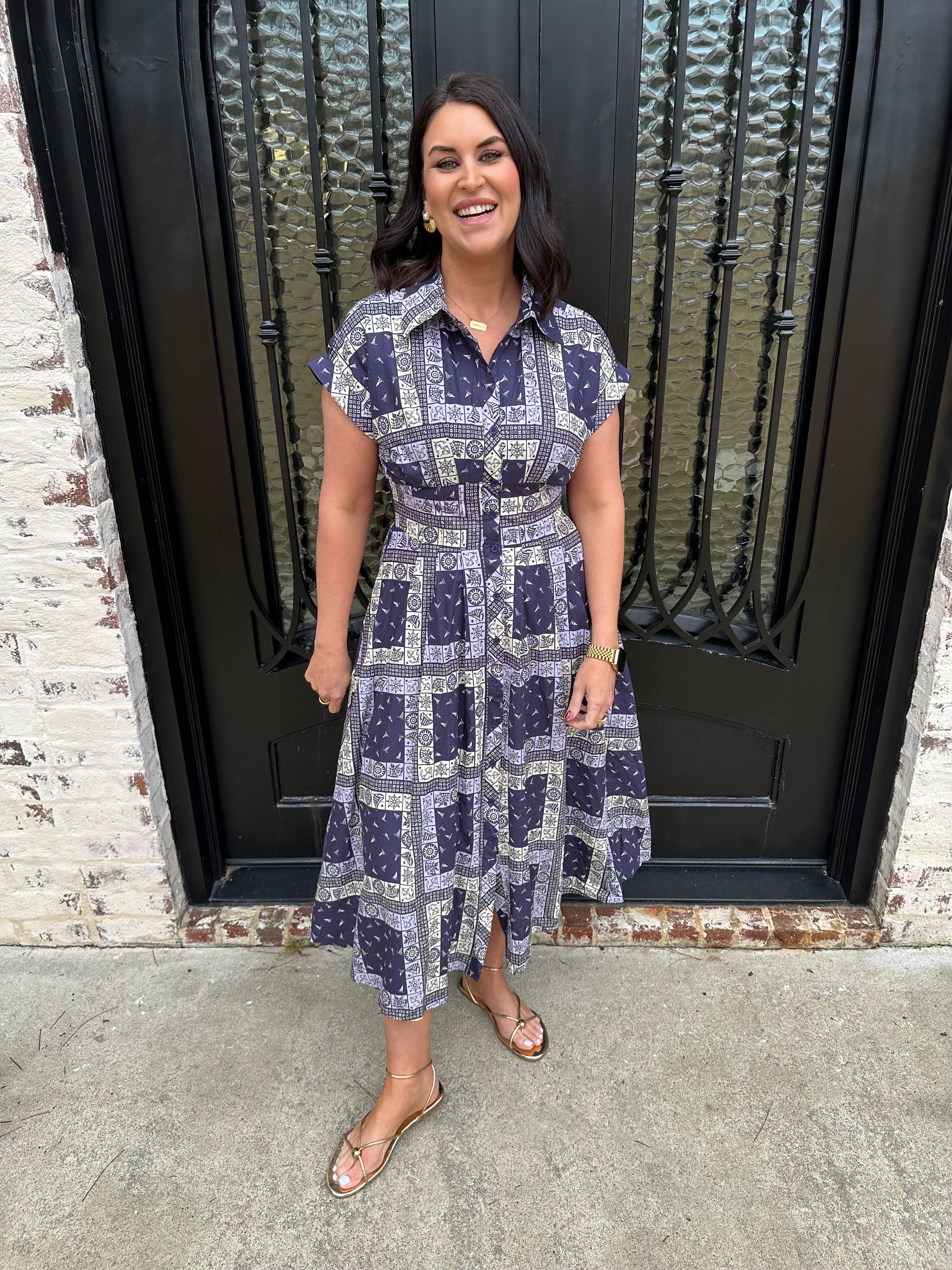 nautical midi dress Maritime Muse Midi Dress