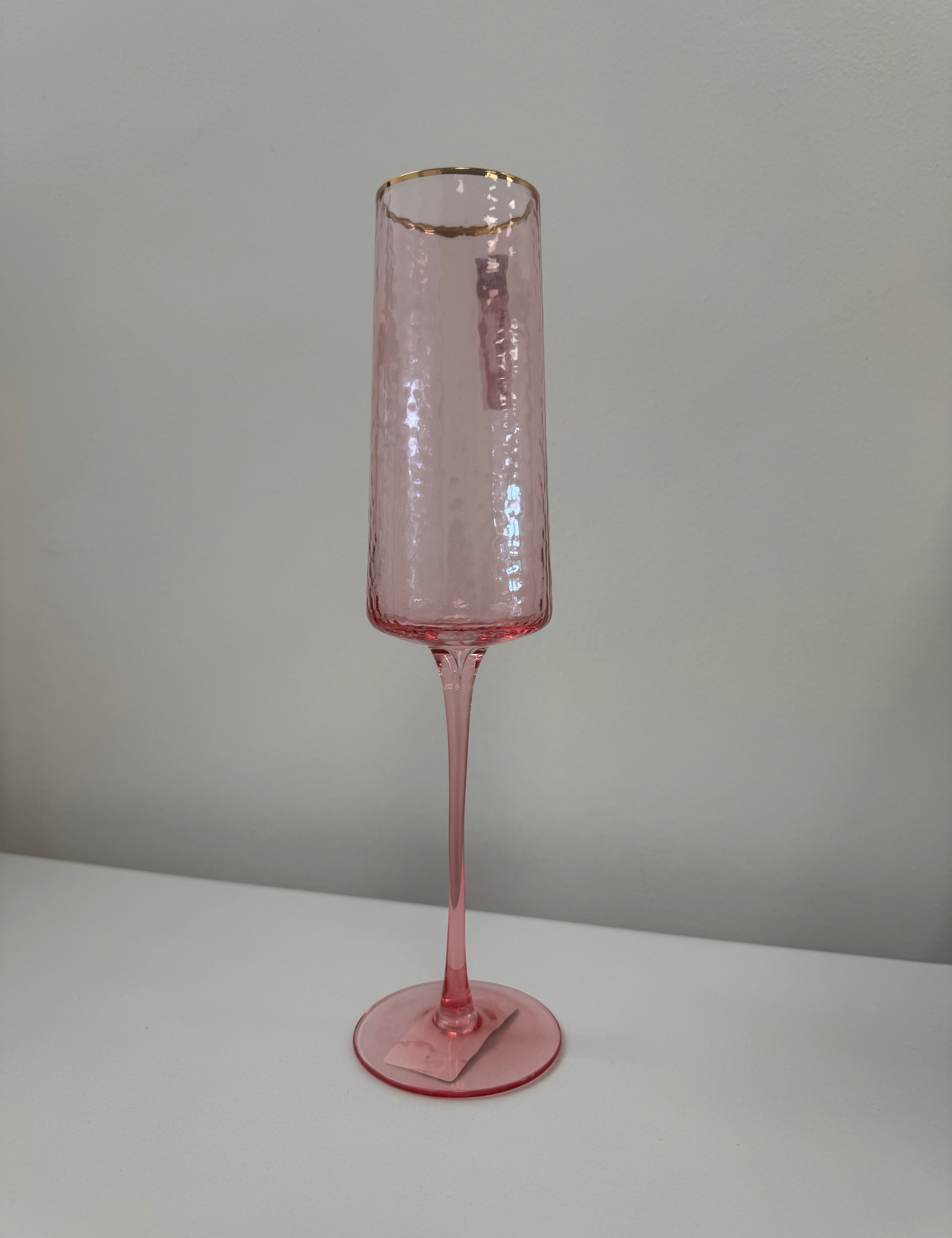 Rainbow Champagne Flute