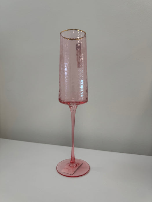 Rainbow Champagne Flute