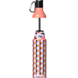 Bottle Umbrella in Gingham Pink