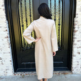 Annalise Sweater Dress in Sand