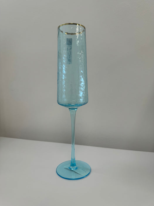 Rainbow Champagne Flute