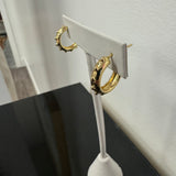 Studded Huggies in Gold