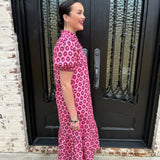 Bea Maxi Dress in Pink