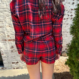 Z Supply Boyfriend Boxer in Red