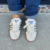 Back 70 Easter Fur Sneakers in Butter Gold