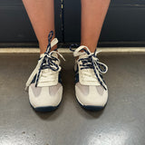 Back70 Venice Slip-On Sneakers in White/Navy