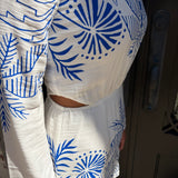 Z Supply Tahina Nautical Palm Mini Dress