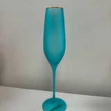 180 Degrees Frosted Flute Champagne Glasses