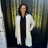 Swoon Open Cardigan in Cream