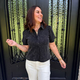 Tammi Faded Black Top