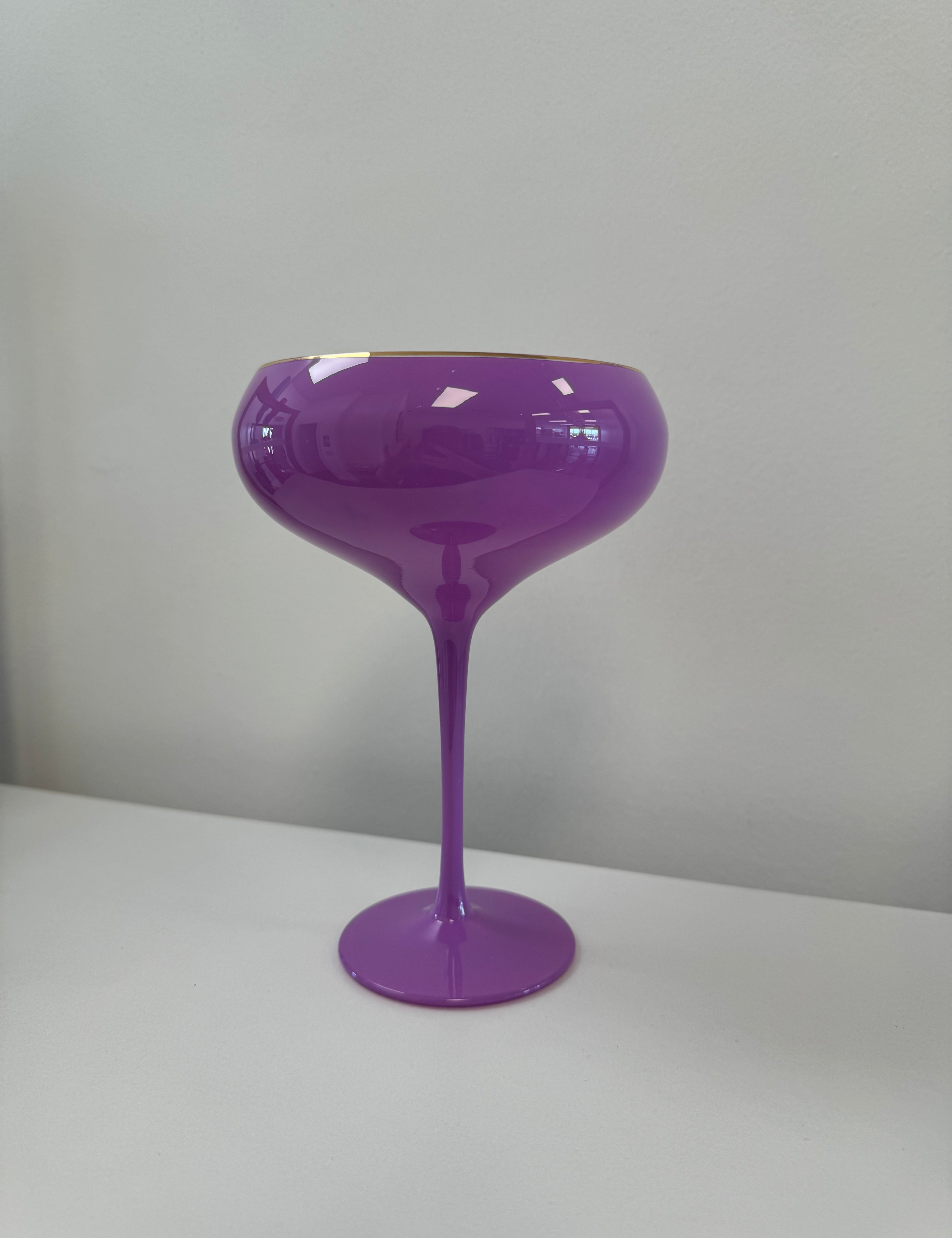 Sugar Plum Coupe Glasses