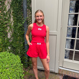 Lulu Mac Tank in Red
