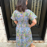 Clara Floral Midi Dress in Regular & PLUS SIZES