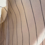 Striped Drop Waist Mini Dress