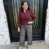 Ash Sweater in Burgundy