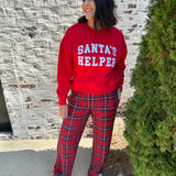 Z Supply Santa's Helper Sweatshirt in Red