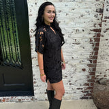 Buddy Love Lulu Caftan Dress in Onyx