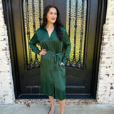 Galina Midi Dress in Rainforest