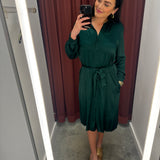 Galina Midi Dress in Rainforest