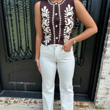 Maeve Mid Rise Straight Jean in White