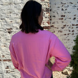 Mary Square Sarah Trees Sweatshirt in Pink