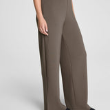 Spanx AirEssentials Zero Waistband Wide Leg Pant Petite in Mineral