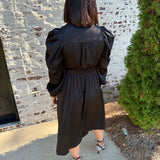 Claudia Front Slit Midi Dress