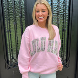 LuLu Mac Sweatshirt in Light Pink w/Camo