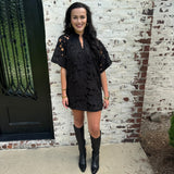 Buddy Love Lulu Caftan Dress in Onyx