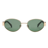 ISea Lennox Sunglasses in Gold/Green