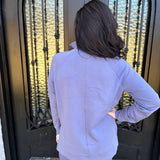 Spanx AirEssentials Brushed Half Zip in Pewter