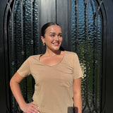 Z Suppy The Pocket Tee in Sand