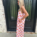 Envy Pink Midi Dress
