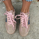 Back 70 Jogger Sneakers in Camel Pink Navy