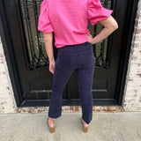 Dear John Jeanne Corduroy Jeans in Black Iris