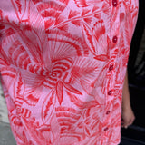 Tropical Linen Button Up