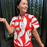 Maude Raya Top in Red