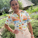 Mediterranean Daydream Short Sleeve Shirt