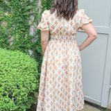 Petal Glow Maxi Dress