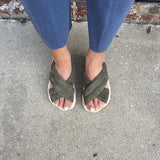 4ccccees Mellow Me Sandals in Moss